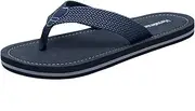 [Harssidanzar] Flip-Flops with Toe Post,Men's Slippers,Casual,Surf Slippers,Beach Slippers,Bathing,Summer Anti-slip Wear-resistant Flip-flops,Sandals HM001UK