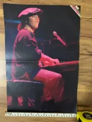 ELTON JOHN OLD ORIGINAL VINTAGE MAGAZINE GIFT POSTER SUPERB RARE COLLECTIBLE