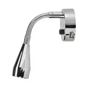 Narva 12V Silver Interior Lamp With Touch Switch & 2A USB Socket - 87471