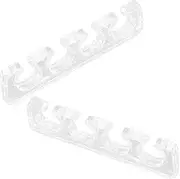 Baluue Pedicure Toe Separators for Women Nail Art Toe Separator Soft Silicone for Nail Art