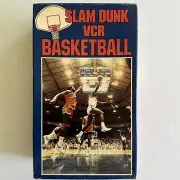 1989 Slam Dunk VCR Basketball Game/Never Used/Vintage/Includes 44 Player Cards