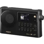SANGEAN WFR28BTMB Internet & DAB+ Portable Radio Network Music Player - Black