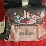 LOUNGEFLY DISNEY STITCH & ANGEL DEVILS CROSSBODY BAG NWT!!!!
