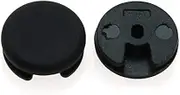 2pcs Plastic 3D Analog Controller Stick Cap 3D Joystick Cap Cover Button Replacement for 3DS 3DS XL LL 2DS New 3DS XL 3DS LL (Black)
