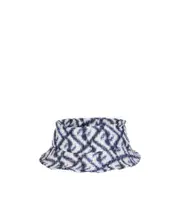 Fendi FF Printed Wide-Brim Bucket Hat S,M White