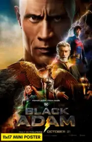 Black Adam (2022) Movie Poster 11x17 Action Superhero DC Comics