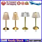LF# 3 Colors LED Crystal Table Lamp Dimmable Nightstand Lamp Wireless Bar Decora