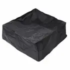 Waterproof Fire Pit Canvas Square Barbecue Grill BBQ Cover 34*34*14 Inch Black