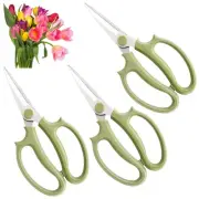 3Pcs Garden Flower Scissors,Floral Scissors Pruning Shears,Stainless Steel Fl...