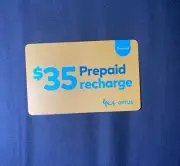 Optus Recharge $35 GENIUNE THE SAME DAY SHIPPING!!!