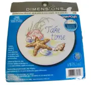 Dimensions Learn-A-Craft Take Time Counted Cross Stitch Kit 73060