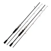 Fishing Rod Glass/carbon Fiber Spinning/casting Fishing Pole Bait WT 5-12g Line