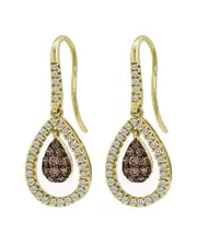 Le Vian Chocolate & Honey 14K 0.91 ct. tw. Diamond Earrings