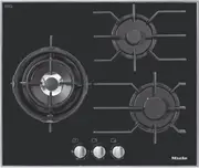 Miele Black Glass Gas Cooktop