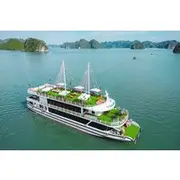 Save 9.99%! Hanoi New 5-Star Cruise Halong Bay Buffet, Limousine, Jacuzzi