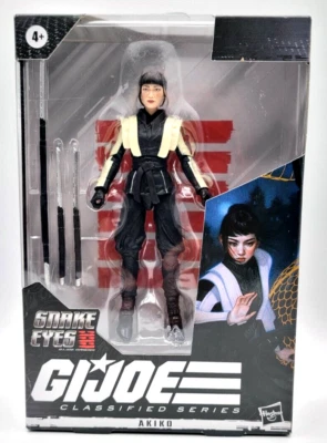 G.I. JOE CLASSIFIED SERIES AKIKO #18 ORIGINS HASBRO 6" INCH FIGURE NEW NIB