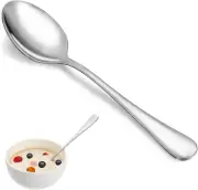 8 Pcs Tablespoon Spoon Set, Premium Food Grade Stainless Steel Spoons, Serving T