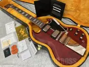 Gibson Custom Shop 1964 SG Standard Reissue w Maestro Vibrola VOS Cherry Red