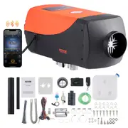 Bluetooth App Control Diesel Air Heater, 12V 8KW Diesel Heater with Automatic Altitude Adjustment, Remote Control and LCD, Diesel Parking Heater for RV Trailer Camper Van Boat And
