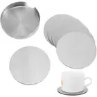 6 Pcs Coffee Coasters Water Round Set Cup Mats for Table Placemats