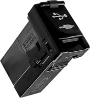 GUZIKO Car USB Port Adapter Socket with 4-Pin USB-A Interface and 6-Pin AUX Interface Replace 86190-0R010 86190-52060 Fit for Toyota Avalon RAV4 Camry Corolla Highlander Tacoma Prius C Sienna Yaris