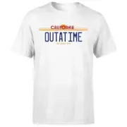 Back To The Future Outatime Plate T-Shirt - White