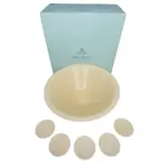 Partylite Circle Of Light Wax Bowl w/ 5 Floating Discs - Unused & Boxed Disconti