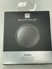 Platinum 52mm Multi-Coated UV Lens Filter for digital camera lenses [PT-MCUVF52]