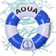Generic Pool Floats for Adults - Pool Float Life Preserver with Handle | British Style Pool Tubes, Thickening Life Preserver for Men, Women, Beach
