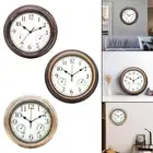 Wall Clock with Temperature and Humidity Hanging Clocks Home Bedroom Decor