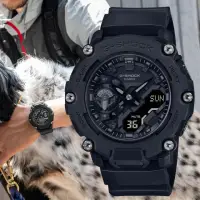 在飛比找momo購物網優惠-【CASIO 卡西歐】G-SHOCK 碳核心防護雙顯腕錶 母