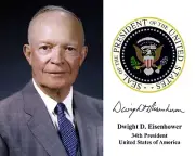 President Dwight Eisenhower 11 x 14 Presidential Seal Photo Picture