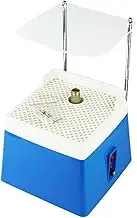 Portable Stained Grinders Glass Mini Power Industrial Glass Ceramics Grinder Grinding Tool w/Diamond Grinder Guard Tray Art Grinding Tool Blue 220V AU Plug
