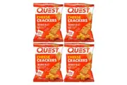 Quest Nutrition, Cheese Crackers, Cheddar Blast, 4 Bags, 1.06 oz (30 g) Each