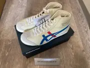 Onitsuka Tiger MEXICO Mid Runner 1183B577 102 WHITE/BLUE New in Box