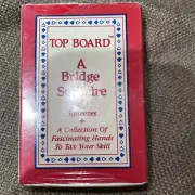 Top Board A Bridge Solitaire Squeezes Card Deck Game Vintage