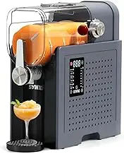 SYINTAO Slushie Machine for Home, Soft Serve Ice Cream Machine, 88oz Vessel Slushy Machine with 6 Preset Programs, Frozen Drink Maker for slush, Margaritas, Smoothie, Frappés, Milkshakes, and More