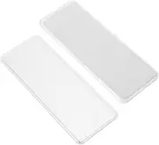 KOMBIUDA Clear Coin Holder Case Transparent Coin Storage Box for Collectors Portable and Convenient Use