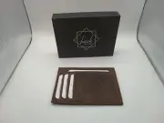 Birch Leather Front pocket Men Wallet RID block Brown 7 Pocket