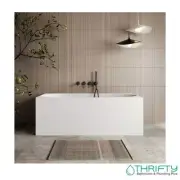 CASSA New Multi Corner Back To Wall Freestanding Bath 1300MM GLOSS WHITE