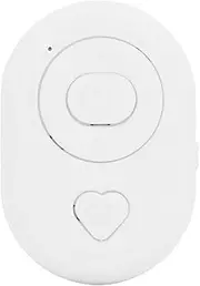 Page Turner, TikTok Remote Control Kindle App Scrolling Clicker, Wireless Camera Shutter Selfie Button, Compatible with Phone, Pad, OS, (White)