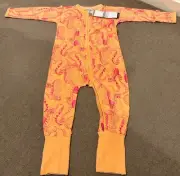 Bonds BNWT 2019 Orange Seahorse Zippy - Size 1 (12-18 Months)