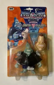Vintage 1993 Biker Mice Mars galoob NAPOLEON BRIE MOC SEALED CARD Action Figure