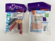 SSC-46C-BG, Selecta, 2 PCS, 1 RED/ 1 BLACK, 75A HIPPO CLIP