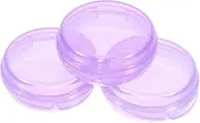 Travel Organizer Small 3pcs Medicine Dispenser Pill Box Pp Plastic Sealed Case Portable Medication Storage Daily Tablets Holder