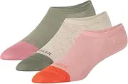 [TED BAKER] Women's 3 Pack Liner Socks, Pink, OS, Koi/Lichen/Mesa Rose, One Size