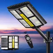 100000LM Outdoor Solar Powered LED Light Motion Sensor Street Lights Flood Lamp