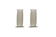 Bikelane 80mm Mushroom Handlebar Grips for 12" Kid's Bikes 22mm hole White