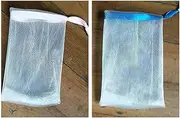 MERRYHAPY Efficient Maker for Handmade Soap Exfoliating Soap Saver Pouch Drawstring