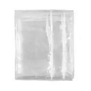 VEVOR Clear Vinyl Tarp 9.8 x 13.1 ft Clear Vinyl Patio Enclosure with Grommets